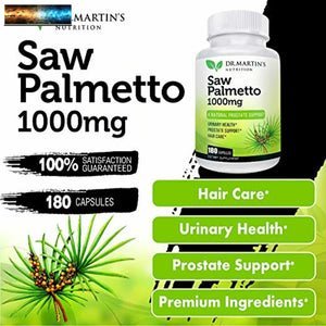 Super Strength Saw Palmetto, 180 Capsules Prostate Health Supplement ,Extract &