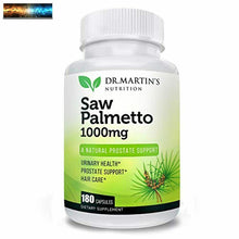 Charger l&#39;image dans la galerie, Super Strength Saw Palmetto, 180 Capsules Prostate Health Supplement ,Extract
