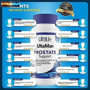 UltaLife Avancé Extrait de Palmier Nain Prostate Supplément pour Hommes W / beta