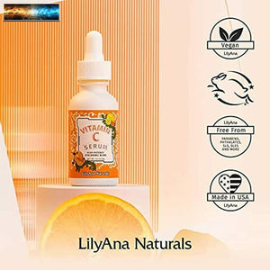 LilyAna Naturals Vitamin C Serum for Face - Made in USA, Face Serum with Hyaluro