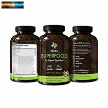 Load image into Gallery viewer, Texas SuperFood - Original superfood Capsules, superfood Reds and Greens, All-Na
