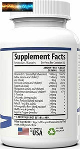 Thyroid Support Supplement with Iodine - Energy & Focus Formula - Vegetarian 