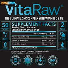 Cargar imagen en el visor de la galería, Zinc Supplements 50mg with Vitamin C for Immune Support zinc 50mg immune Boost
