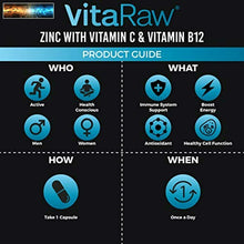 Load image into Gallery viewer, Zinc Supplements 50mg with Vitamin C for Immune Support zinc 50mg immune Boost
