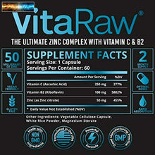 Load image into Gallery viewer, Zink Nahrungsergänzungsmittel 50mg mit Vitamin C für Immune Unterstützung Boost
