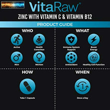 Load image into Gallery viewer, Zink Nahrungsergänzungsmittel 50mg mit Vitamin C für Immune Unterstützung Boost
