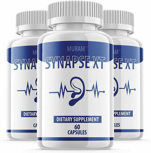 3 x Synapse XT Advanced Supplement Pills for Tinnitus Support Ear Health 60 caps