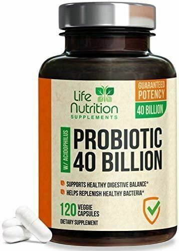 Probiotics 60 Billion CFU Probiotics for Women Men Digestive Health 120 Caps