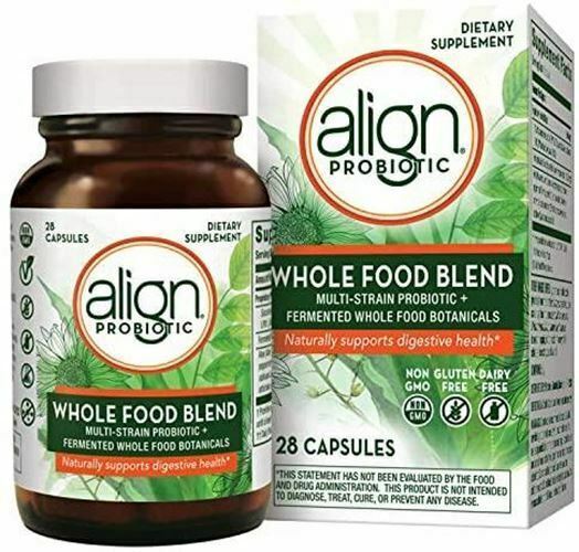 Align Whole Food Blend Probiotics Vegan and Gluten Free Supplement 28 Capsules D