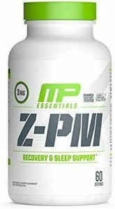 MusclePharm Essentials Z-PM Capsules Natural Sleep-Support Supplement Nighttime