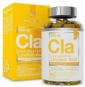 CLA Maximum Strength - Healthy Weight Management - 3000 mg 100% Pure Conjugated