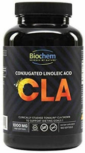 Biochem Conjugated Linoleic Acid (CLA) - 180 Count - 1000mg Per Softgel - May He