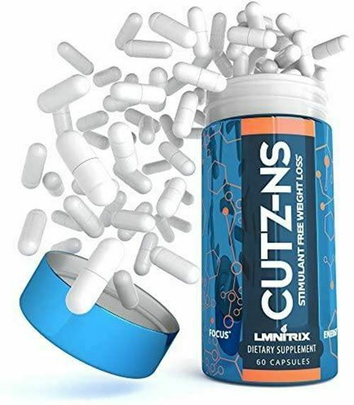 CUTZ-NS  Natural Stimulant Free Fat Burner  Fat Burning Supplement with CLA  L-C