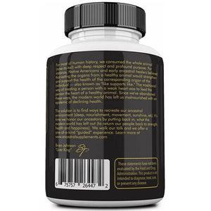 Ancestral Supplements (Mofo) Male Optimization Formula W/ Organs 500 mg 180 Caps