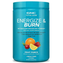 將圖片載入圖庫檢視器 Total Lean Energize &amp; Burn Fruit Punch 30 Serves Fuels Energy and Fat Metabolism
