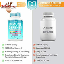 Load image into Gallery viewer, 7 in 1 Immune Support Booster Supplement with Elderberry, Vitamin C and Zinc 50m
