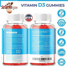 Load image into Gallery viewer, Vitamin D3 Gummies 10000 IU with Zinc Echinacea Chewable Supplements Vit D3 for
