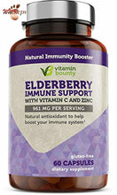 이미지를 갤러리 뷰어에 로드 , Vitamin Bounty Elderberry - with Zinc, Vitamin C &amp; Echinacea - Advanced 5-in-1 B
