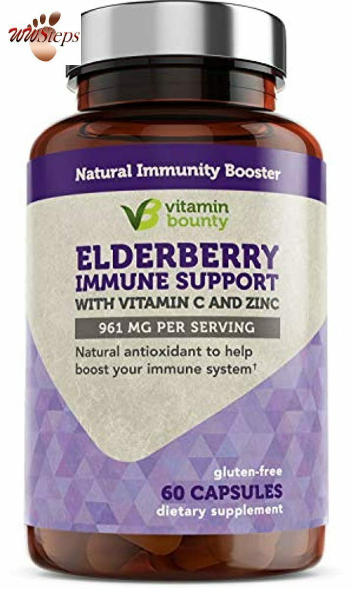 Vitamin Bounty Elderberry - with Zinc, Vitamin C & Echinacea - Advanced 5-in-1 B