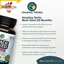 Load image into Gallery viewer, Amazing Herbs Premium Black Seed Oil Soft-Gels, 60 Count (Pack of 1)

