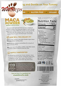 Organic Maca Powder - 16 Ounces (1 LB) - Gelatinized Maca Root Powder for Enhanc