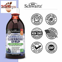 Cargar imagen en el visor de la galería, Sambucus Black Elderberry Syrup - Powerful Antioxidant for Daily Immune Support
