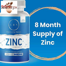 Load image into Gallery viewer, 240 Count Zinc Picolinate 50mg Zinc Supplement for Adults and Kids, Highly Absor
