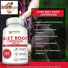 Load image into Gallery viewer, Beet Root Capsules - 1200mg Per Serving - 200 Beet Root Powder Capsules - Beetro
