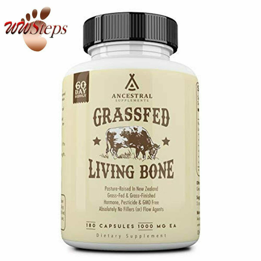 Ancestral Supplements Grass Fed Living Bone — Supports Bone Strength, Flexibil