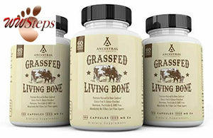 Ancestral Supplements Grass Fed Living Bone — Supports Bone Strength, Flexibil