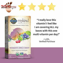 이미지를 갤러리 뷰어에 로드 , Garden of Life Multivitamin for Women - mykind Organics Women&#39;s Once Daily Multi
