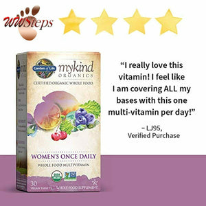 Garden of Life Multivitamin for Women - mykind Organics Women's Once Daily Multi