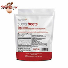 Load image into Gallery viewer, HumanN SuperBeets Heart Chews | Grape Seed Extract and Non-GMO Beet Powder Helps
