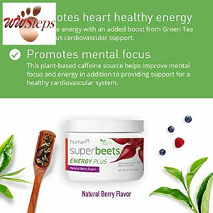 HumanN SuperBeets Energy Plus with Grape Seed Extract | Concentrated Non-GMO Bee