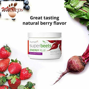 HumanN SuperBeets Energy Plus with Grape Seed Extract | Concentrated Non-GMO Bee