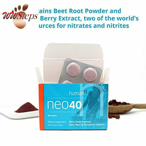 HumanN Neo40 Daily Heart and Circulation Support Nitric Oxide Boosting Supplemen