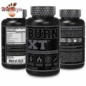 Burn XT Black Thermogenic Fat Burner - Weight Loss Supplement, Appetite Suppress