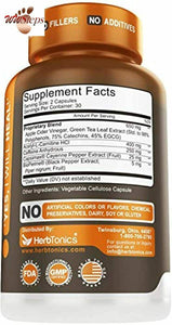 Thermogenic Fat Burner with Apple Cider Vinegar, Green Tea Extract, Acetyl L-Car