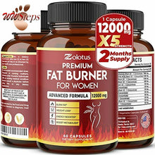 Cargar imagen en el visor de la galería, Premium Weight Loss Pills for Women, The Best Belly Fat Burners for Women and Me
