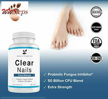 Carica l&#39;immagine nel visualizzatore di Gallery, Clear Nails - Extra Strength - Probiotic Fungus Inhibitor - 50 Billion CFU
