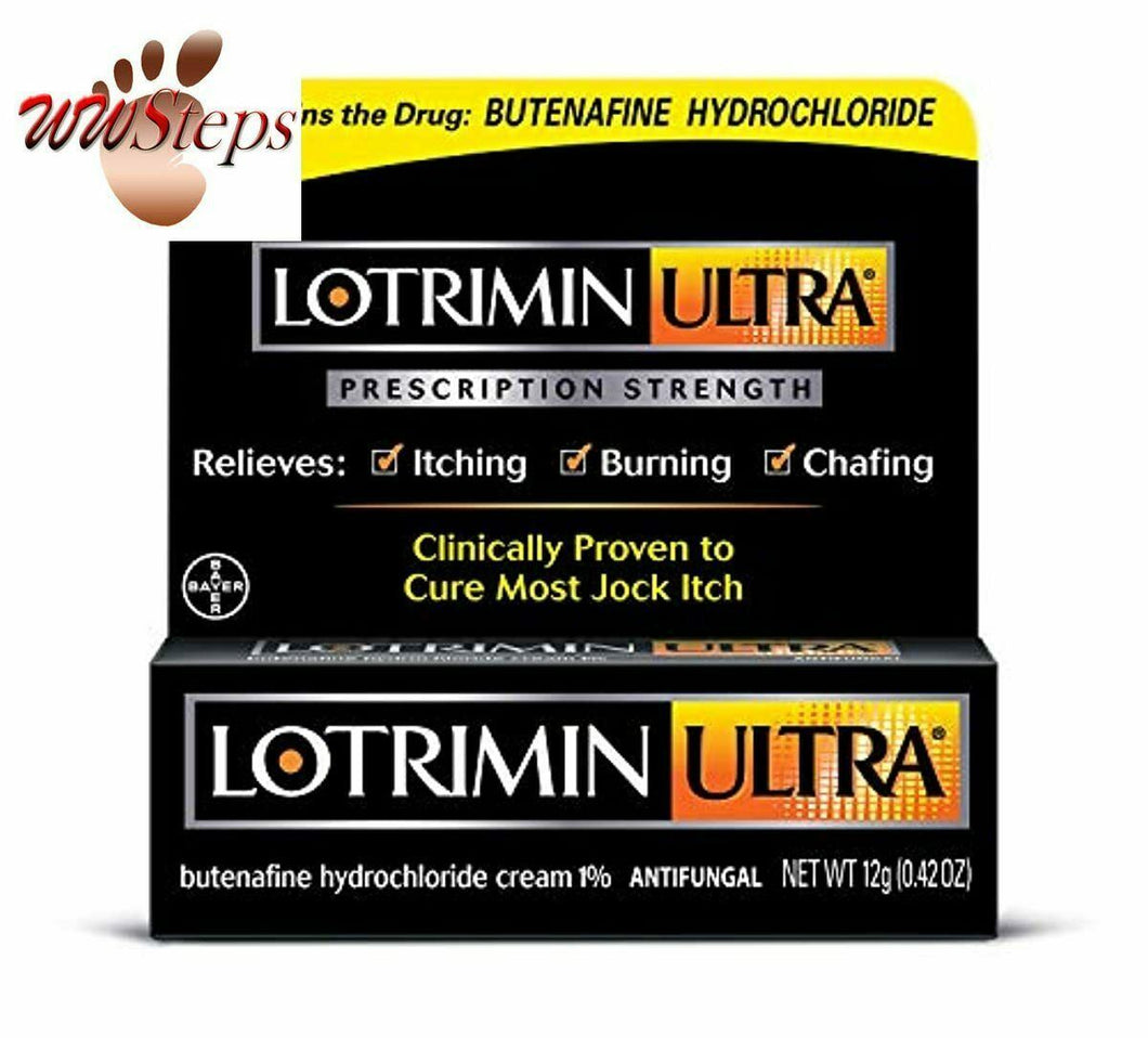 Lotrimin Ultra Antifungal Jock Itch Cream, Prescription Strength Butenafine Hydr