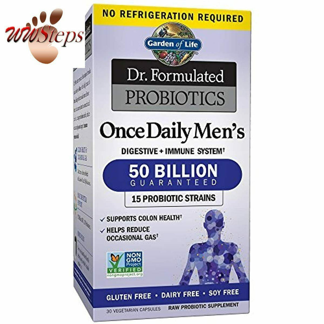 Probiotics for Men and Adults - Garden of Life Dr. Formulated Once Daily Men's P
