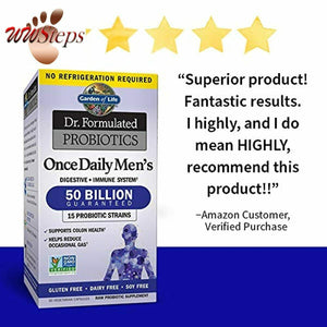 Probiotics for Men and Adults - Garden of Life Dr. Formulated Once Daily Men's P