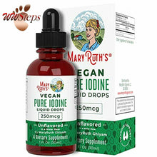 Load image into Gallery viewer, (1 Year Supply) Vegan Iodine Drops by MaryRuth&#39;s | Nascent Liquid Iodine Supplem
