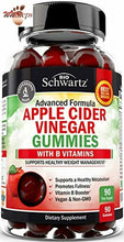 Load image into Gallery viewer, Vegan Apple Cider Vinegar Gummies with The Mother &amp; B Vitamins - for Digestive &amp;
