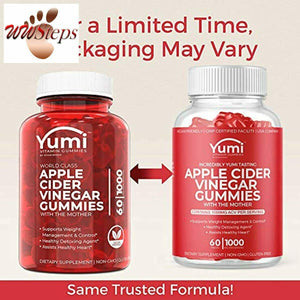 Apple Cider Vinegar Gummies with Raw Organic Acv from The Mother, Paired with Vi