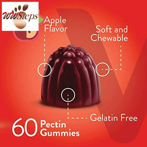 Apple Cider Vinegar Gummies Maximum Strength 1,000mg Plus Ginger, ACV With The M