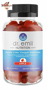 Dr. Emil Nutrition Apple Cider Vinegar Gummy Vitamin for Immunity, Detox, Digest