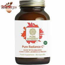 Cargar imagen en el visor de la galería, Pure Synergy Pure Radiance C | 90 Capsules | Made with Organic Ingredients | Non
