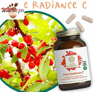 Pure Synergy Pure Radiance C | 90 Capsules | Made with Organic Ingredients | Non